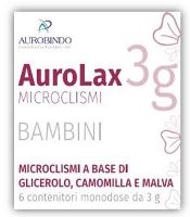MICROCLISMI PER BAMBINI AUROLAX 6 CONTENITORI 3 G - Doctor Vinz