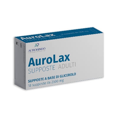 SUPPOSTE AUROLAX GLICEROLO 2500 MG 18 SUPPOSTE - Doctor Vinz