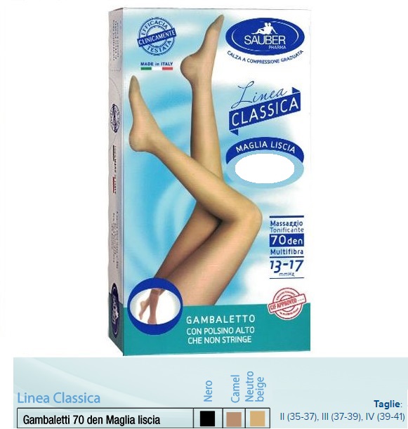 SAUBER GAMBALETTO MAGLIA LISCIA 140 DENARI NERO 4 - Doctor Vinz