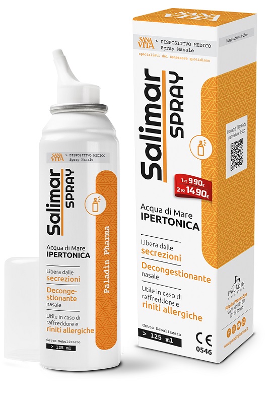 SANAVITA SALIMAR SOLUZIONE IPERTONICA 125 ML - Doctor Vinz