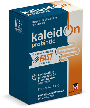 KALEIDON PROBIOTIC FAST BIANCO NATURALE 10 BUSTE OROSOLUBILI - Doctor Vinz