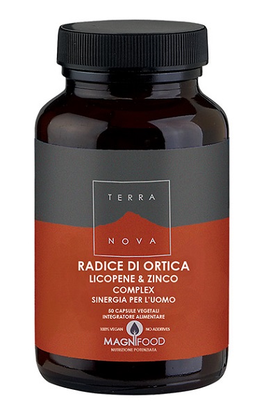TERRANOVA RADICE ORTICA LICOPENE ZINCO SINERGIA UOMO 50 CAPSULE - Doctor Vinz
