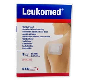 LEUKOMED MEDICAZIONE POST-OPERATORIA IN TESSUTO NON TESSUTO 7,2 X 5 CM - Doctor Vinz