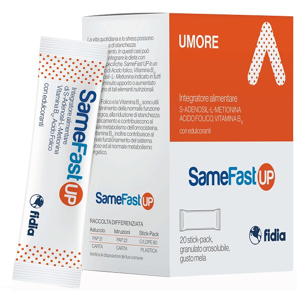SAMEFAST UP 20 STICK PACK GRANULATO OROSOLUBILE GUSTO ANANAS - Doctor Vinz