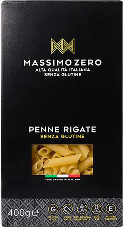 MASSIMO ZERO MEZZE PENNE RIGATE 400 G - Doctor Vinz