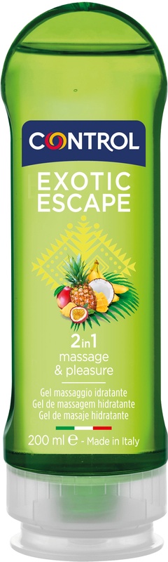 CONTROL GEL PER MASSAGGI EXOTIC ESCAPE 200 ML - Doctor Vinz