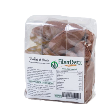 FIBERPASTA FROLLINI AL CACAO 250 G - Doctor Vinz