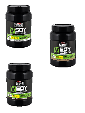 GYMLINE MUSCLE VEGETAL SOY PROTEIN CIOCCOLATO FONDENTE 800 G - Doctor Vinz