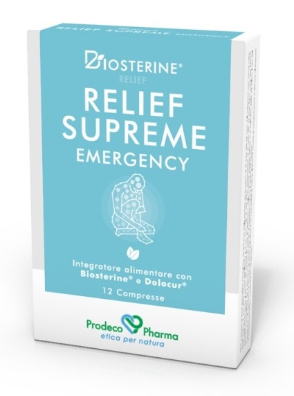 BIOSTERINE RELIEF SUPREME EMERGENCY 12 COMPRESSE - Doctor Vinz
