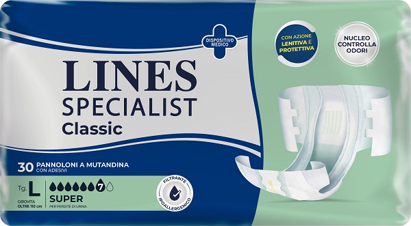 PANNOLONE A MUTANDA LINES SPECIALIST CLASSIC SUPER MG 30 PEZZI - Doctor Vinz