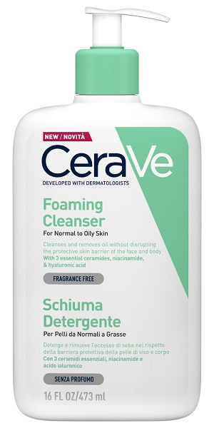 CERAVE SCHIUMA DETERGENTE VISO 473 ML - Doctor Vinz