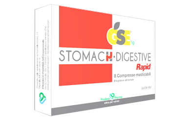 GSE STOMACH DIGESTIVE RAPID 8 COMPRESSE - Doctor Vinz
