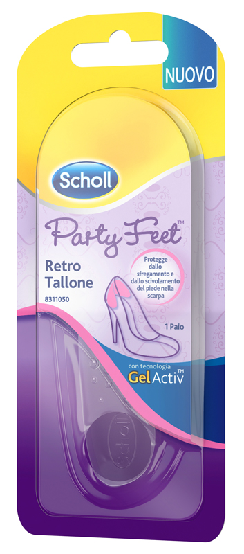 PLANTARE ORTOPEDICO PER RETRO TALLONE PARTY FEET SCHOLL GEL ACTIV 1 PAIO - Doctor Vinz
