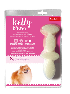KELLY BRUSH SPUGNETTA ABRASIVA PER CANI DI TAGLIA PICCOLA 16 PEZZI - Doctor Vinz