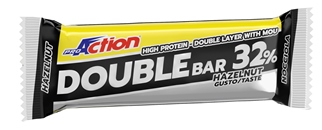 PROACTION DOUBLE BAR 32% NOCCIOLA CARAMELLO 60 G - Doctor Vinz