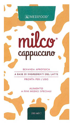 MEDIFOOD MILCO BEVANDA APROTEICA CAPPUCCINO 6 X 200 ML - Doctor Vinz