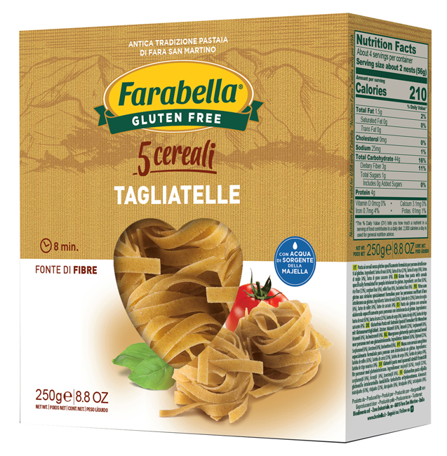 FARABELLA TAGLIATELLE AI 5 CEREALI 250 G - Doctor Vinz