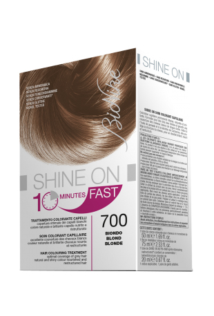 BIONIKE SHINE ON FAST TRATTAMENTO COLORANTE CAPELLI BIONDO 700 FLACONE 60 ML + TUBO 60 ML - Doctor Vinz