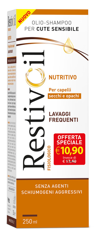 RESTIVOIL NUTRITIVO PER CAPELLI SECCHI E OPACHI LAVAGGI FREQUENTI OFFERTA SPECIALE 250 ML - Doctor Vinz