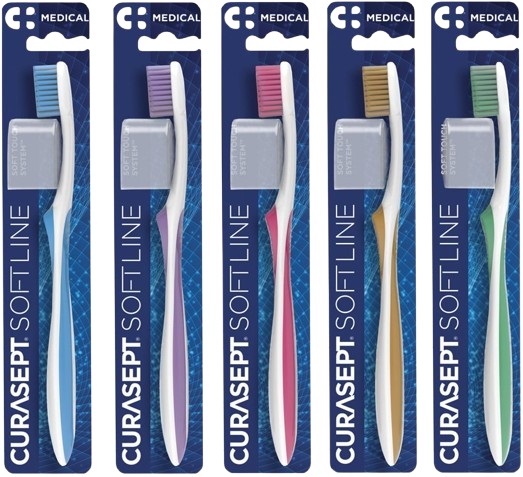 SPAZZOLINO CURASEPT SOFT MEDICAL VERDE - Doctor Vinz