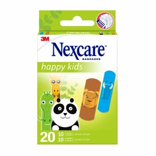CEROTTI NEXCARE KIDS PLASTERS ANIMALS 20 PEZZI ASSORTITI - Doctor Vinz