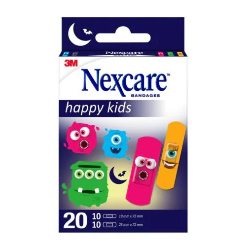 CEROTTI NEXCARE KIDS PLASTERS MONSTERS 20 PEZZI ASSORTITI - Doctor Vinz