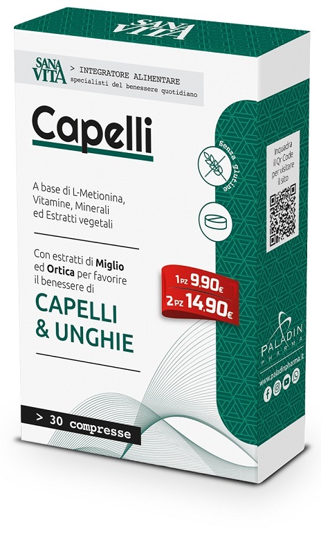 SANAVITA CAPELLI 30 COMPRESSE - Doctor Vinz