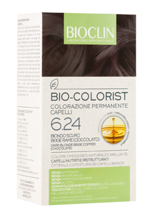 BIOCLIN BIO COLORIST 6,24 BIONDO SCURO BEIGE RAME - Doctor Vinz