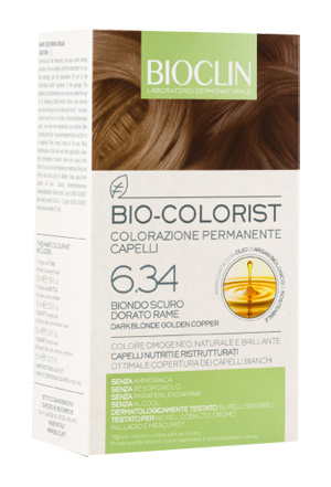 BIOCLIN BIO COLORIST 6,34 BIONDO SCURO DORATO RAME - Doctor Vinz