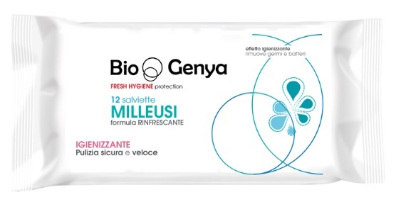 BIOGENYA FRESH HYGIENE PROTECTION 12 SALVIETTE MILLEUSI RINFRESCANTE IGIENIZZANTE - Doctor Vinz