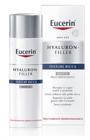 EUCERIN HYALURON+FILLER TEXTURE RICCA NOTTE 50 ML - Doctor Vinz