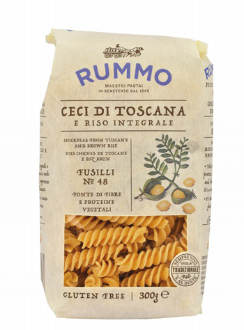 RUMMO FUSILLI N 48 CECI DI TOSCANA E RISO INTEGRALE 300 G - Doctor Vinz