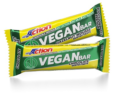 PROACTION VEGAN BAR MOUSSE NOCCIOLA 40 G - Doctor Vinz