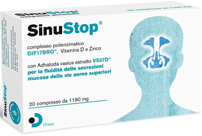 SINUSTOP 20 COMPRESSE DA 1190 MG - Doctor Vinz