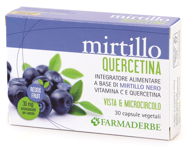 MIRTILLO QUERCETINA 30 CAPSULE - Doctor Vinz