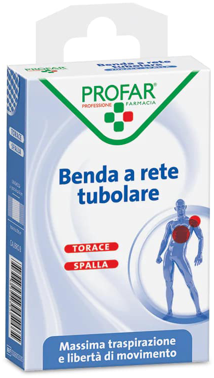 BENDA A RETE ELASTICA TORACE SPALLA 3 M TESI CALIBRO 8 PROFAR - Doctor Vinz