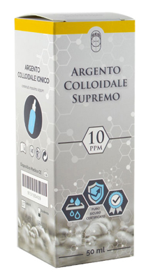 ARGENTO COLLOIDALE SUPREMO 10PPM CERTIFICATO CON CONTAGOCCE 50 ML - Doctor Vinz