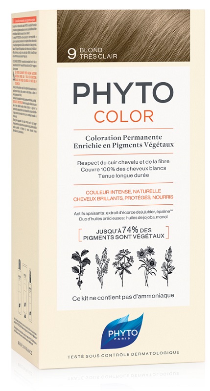 PHYTOCOLOR 9 BIONDO CHIARISS 1 LATTE + 1 CREMA + 1 MASCHERA + 1 PAIO DI GUANTI - Doctor Vinz