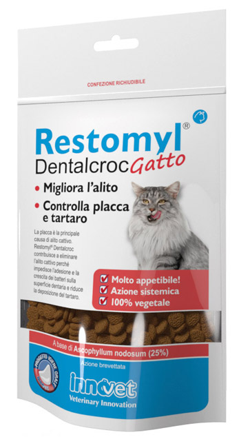 RESTOMYL DENTALCROC GATTO BUSTA 60 G - Doctor Vinz
