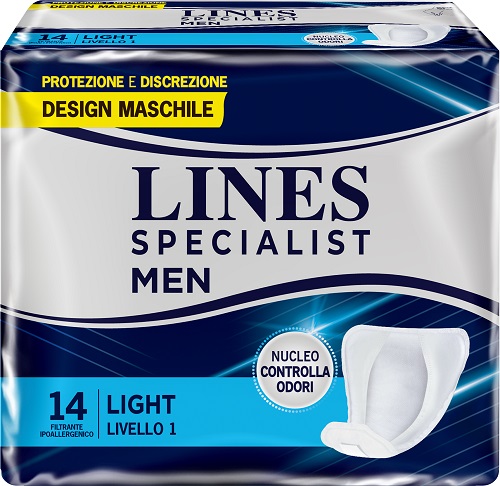 PANNOLONI LINES SPECIALIST MEN LIVELLO 1 14 PEZZI - Doctor Vinz