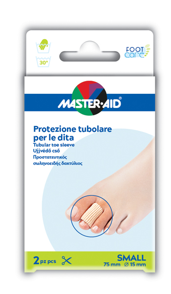 TUBO IN GEL MASTER-AID ELASTICIZZATO S 7,5 CM 2 PEZZI - Doctor Vinz