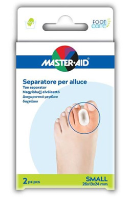 SEPARATORE DITA IN GEL MASTER-AID PER ALLUCE S 2 PEZZI - Doctor Vinz