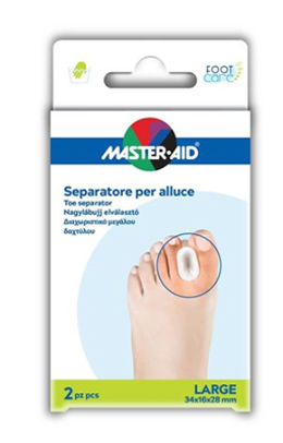 SEPARATORE DITA IN GEL MASTER-AID PER ALLUCE L 2 PEZZI - Doctor Vinz