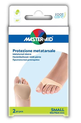 PROTEZIONE MASTER-AID PER METATARSO IN TESSUTO ELASTICO E GEL S 1 PAIO - Doctor Vinz