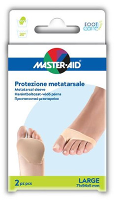 PROTEZIONE MASTER-AID PER METATARSO IN TESSUTO ELASTICO E GEL L 1 PAIO - Doctor Vinz