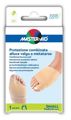 PROTEZIONE MASTER-AID PER ALLUCE VALGO E METATARSO S 1 PEZZO - Doctor Vinz