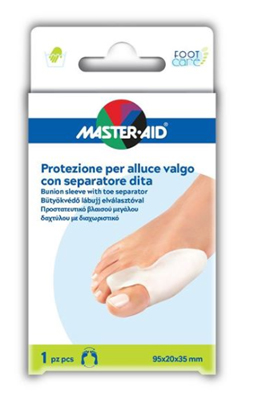 PROTEZIONE MASTER-AID FOOTCARE PER ALLUCE VALGO CON SEPARATORE DITA INTEGRATO 1 PEZZO D9 - Doctor Vinz