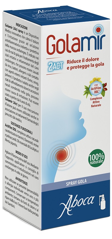 GOLAMIR 2ACT SPRAY 30 ML NO ALCOOL ADULTI E BAMBINI DA UN ANNO DI ETA' - Doctor Vinz