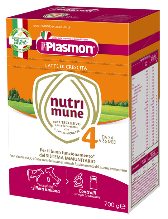 PLASMON NUTRIMUNE LATTE STAGE 4 POLVERE 700 G - Doctor Vinz