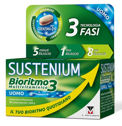 SUSTENIUM BIORITMO3 UOMO ADULTO 30 COMPRESSE - Doctor Vinz
